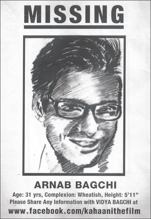 Vidya’s husband Arnab Bagchi goes missing