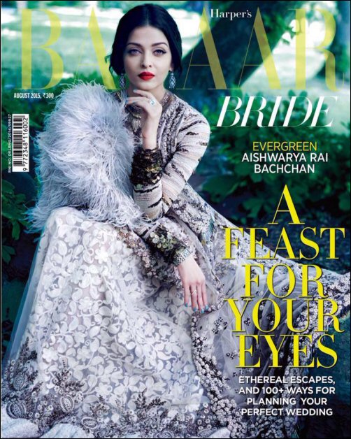 Check out: Aishwarya Rai Bachchan on the cover of Harper Bazaar Bride