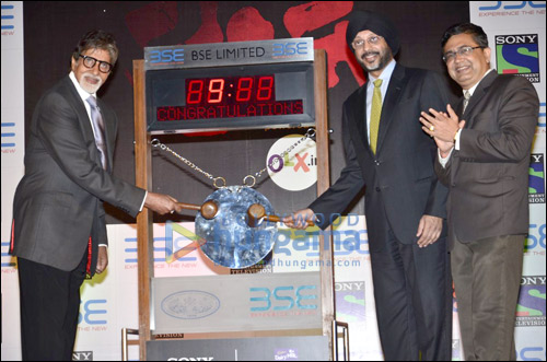 Check out: Big B rings opening bell of BSE