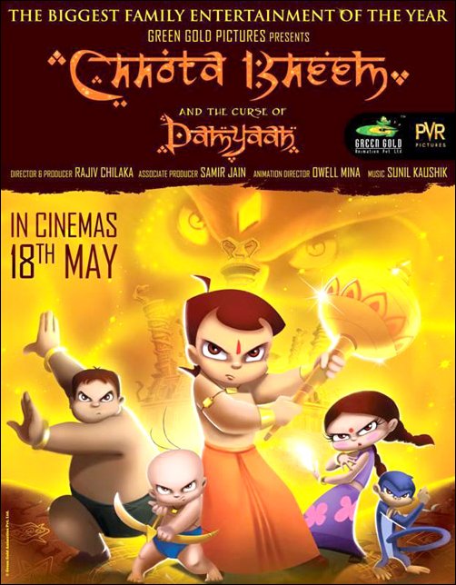 Win tickets or merchandise of the film Chhota Bheem