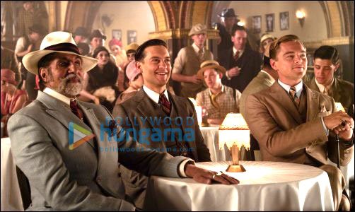 Amitabh Bachchan, Leonardo Di Caprio and Tobey Maguire in The Great Gatsby
