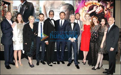 Big B, Leo, Tobey at Gatsby premiere