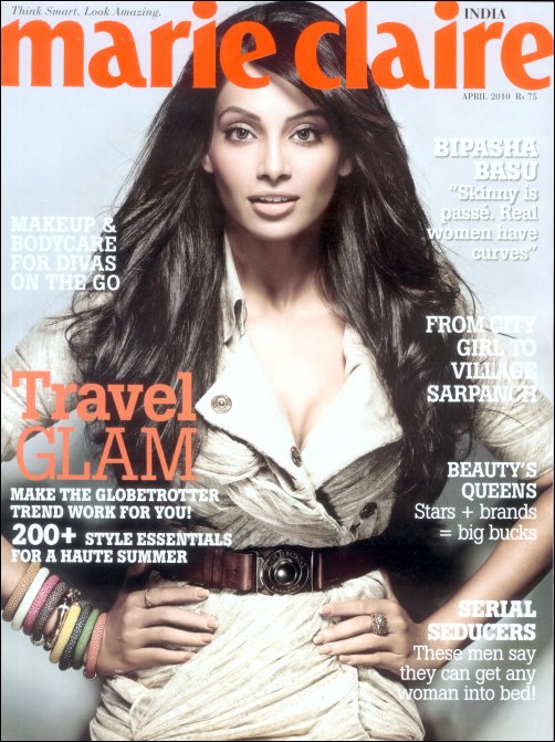 Bipasha Basu on skinny issues and more in Marie Claire