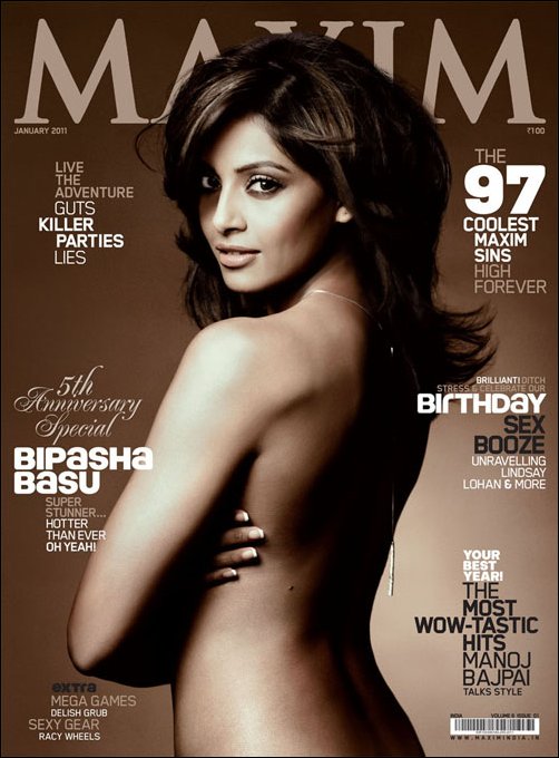Bipasha Basu goes topless for Maxim