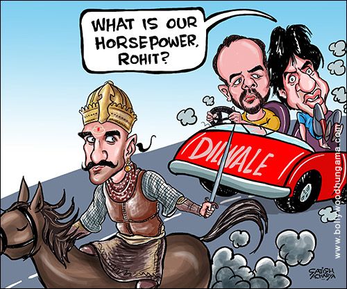 Bollywood Toons: Bajirao vs Dilwale race at box-office