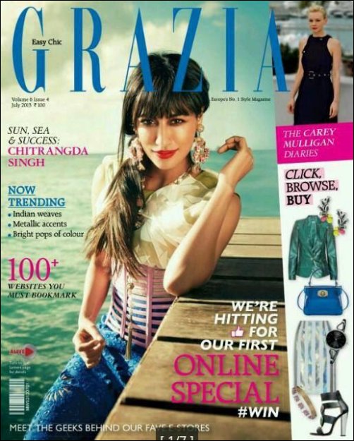 Check out: Chitrangda on the cover of Grazia