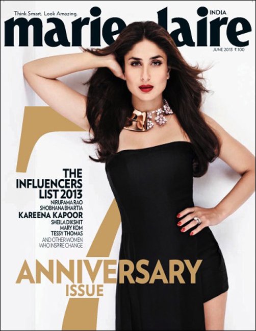 Kareena Kapoor strikes out on ‘Marie Claire 2013’