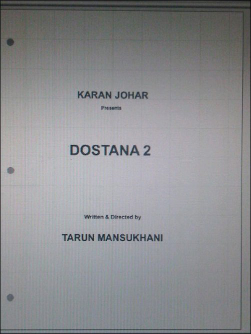 Tarun Mansukhani gives sneak peek at Dostana 2