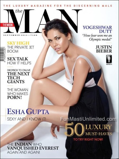 Esha sizzles on cover of The Man