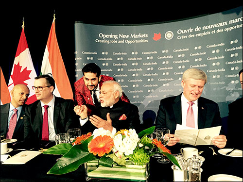 Vinay Virmani hosts State Dinner in honour of Narendra Modi in Canada