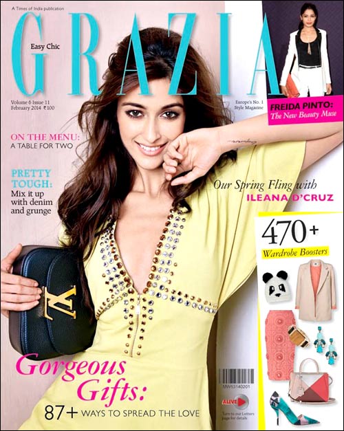 Check out: Ileana on the cover of Grazia