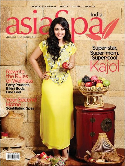 Kajol shines on the cover of Asia Spa