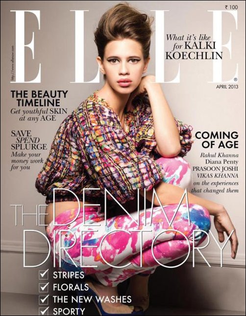 Kalki shimmers on the cover of Elle