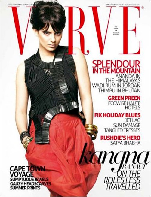 Kangna sizzles on the cover of Verve