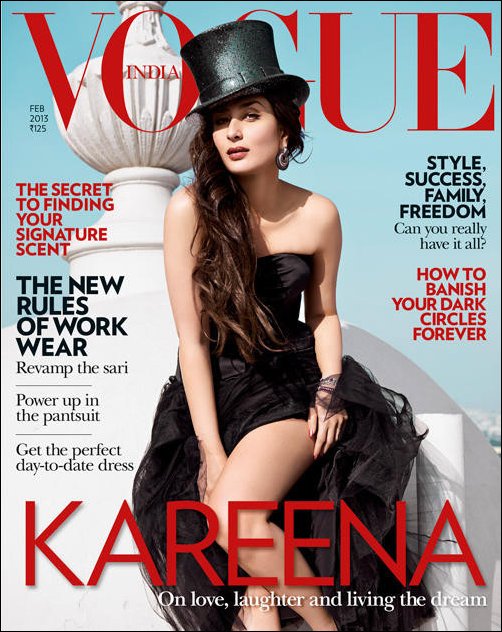 Kareena sizzles on the cover of Vogue