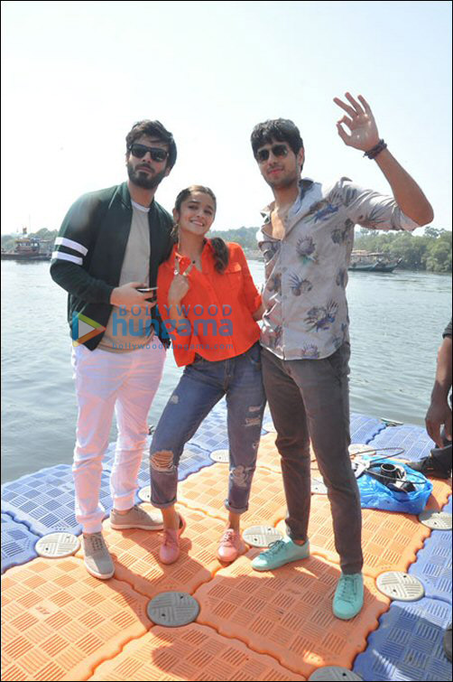 check out sidharth malhotra fawad khan and alia bhatt go on a boat ride 3