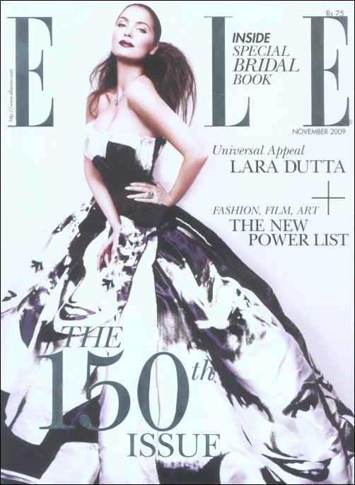 Lara Dutta features on the cover of 150th issue of Elle magazine