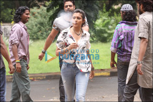 Madhu Shalini plays a gangster in Department