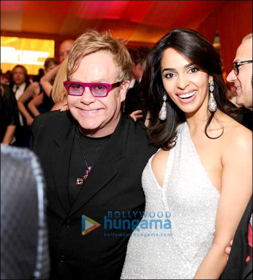 Mallika meets Sir Elton John