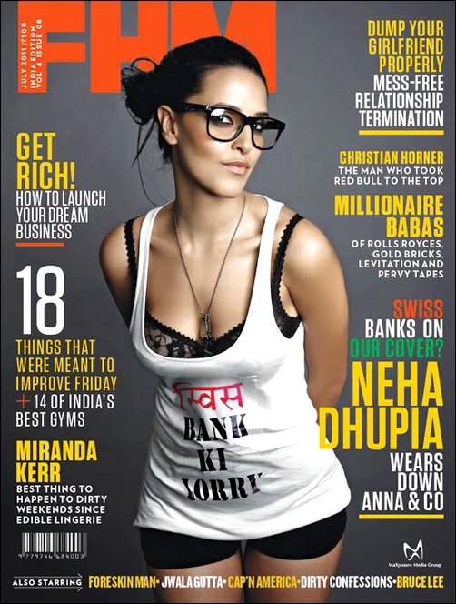 Neha Dhupia wears down Anna and Co in FHM India