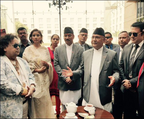 check out celebrities meet nepal pm at a tea party hosted by manisha koirala 3
