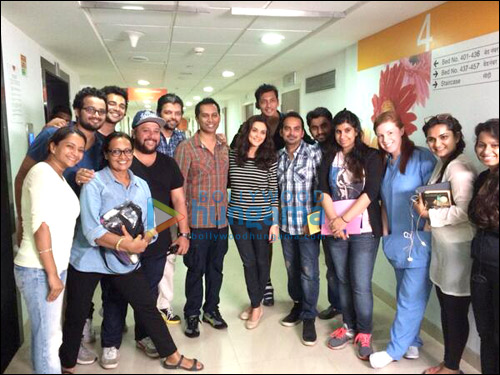 Check out: Preity Zinta with the crew of Happy Ending