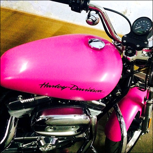 Check out: Priyanka’s hot pink Harley Davidson