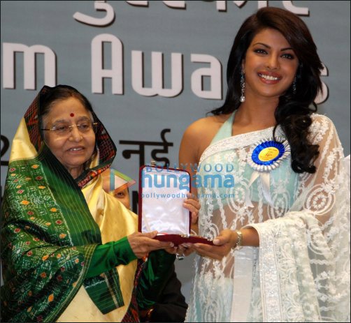 Priyanka Chopra attends National Awards in a stunning saree