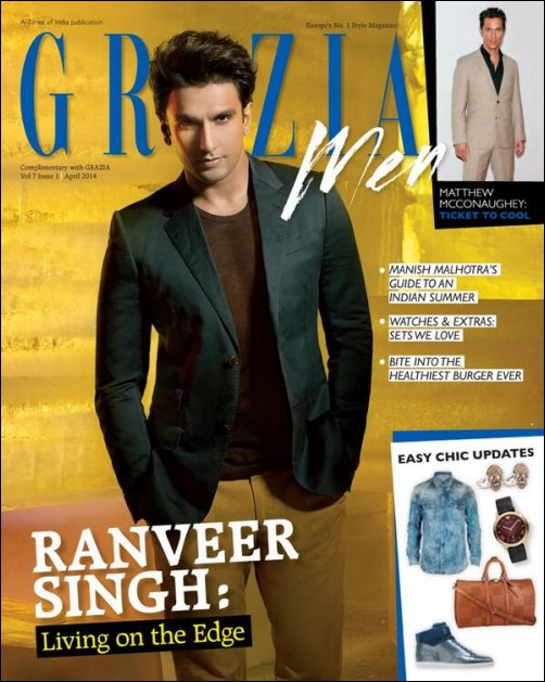 Check out: Ranveer Singh on the cover of Grazia Men
