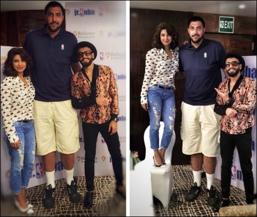 Check out: Ranveer Singh, Priyanka Chopra, Abhishek Bachchan snapped with Sim Bhullar