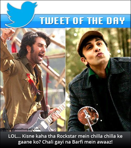 Tweet Picking: The REAL reason why Ranbir lost his voice in Barfi!