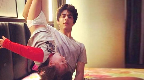 Check out: Shah Rukh Khan posts picture of Aryan and AbRam