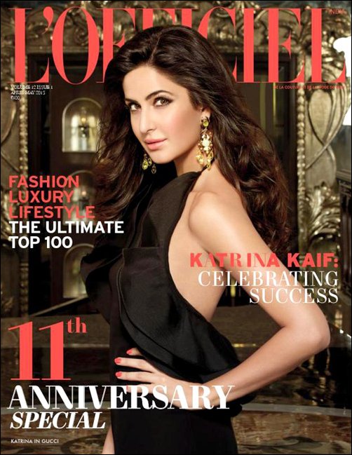 Katrina graces L’Officiel’s anniversary issue