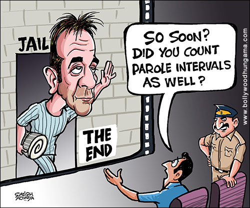 Bollywood Toons: Sanjay Dutt’s early release from jail
