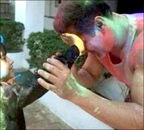 Check out: Salman Khan plays Holi with a little fan