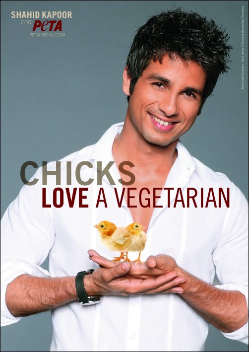 Shahid Kapoor features in new vegetarian ad for PETA