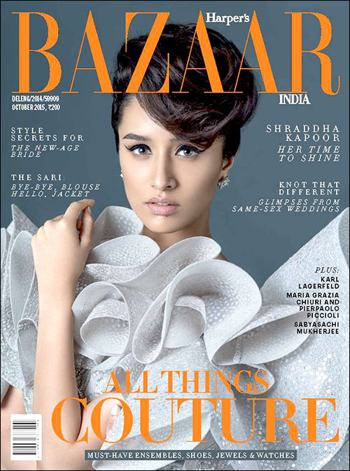 Check out: Shraddha Kapoor on the cover of Harper’s Bazaar India