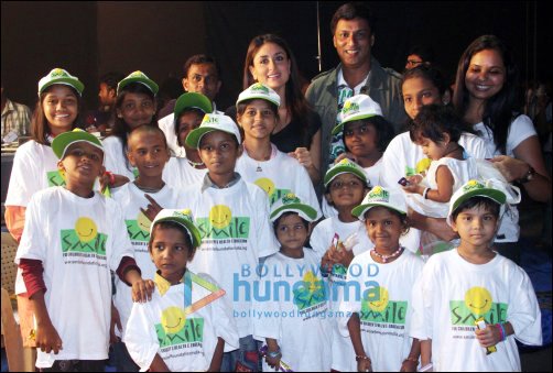Madhur and Kareena celebrate Friendship Day with kids from Smile Foundation