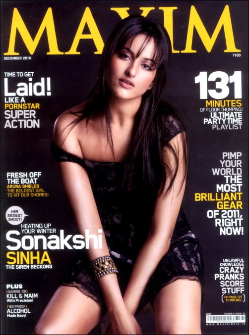 Sonakshi Sinha ups the passion in Maxim