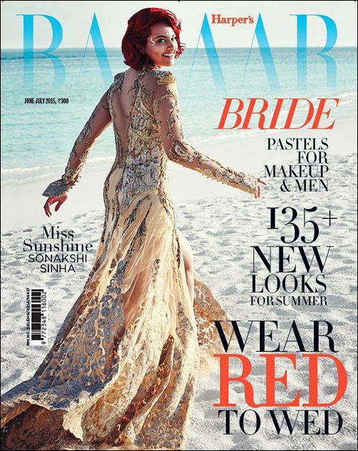 Check out: Sonakshi Sinha on the cover of Harpers Bazaar Bride India