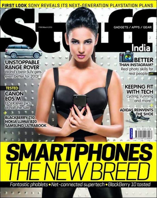 Sonal sizzles on cover of Stuff magazine