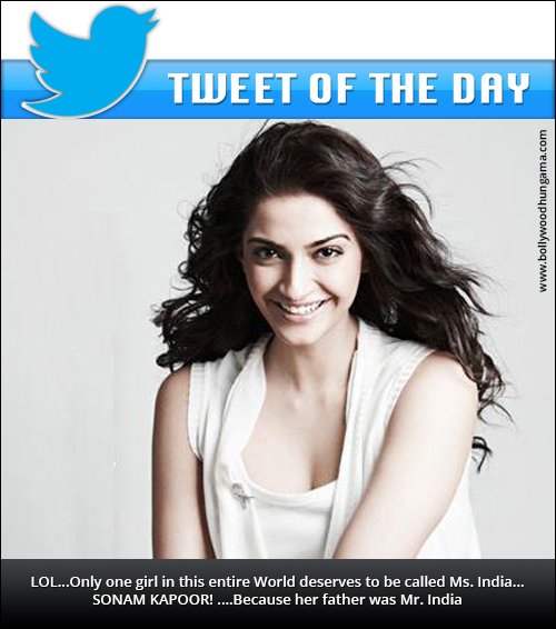 Tweeting Picking: Mr. India ki beti Ms. India