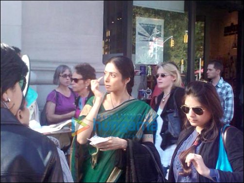 Check Out: Sridevi shoots for English Vinglish in US