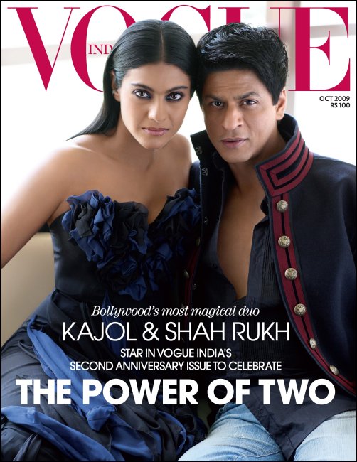 SRK and Kajol feature in the special anniversary issue of Vogue