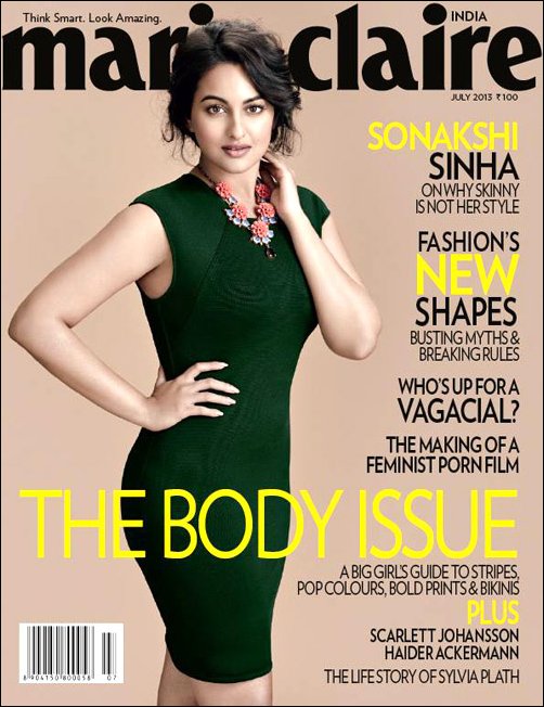 Sonakshi Sinha sizzles on Marie Claire cover
