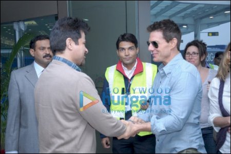Tom Cruise arrives in India to promote Ghost Protocol