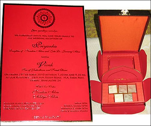 Check Out: Vivek Oberoi’s wedding card