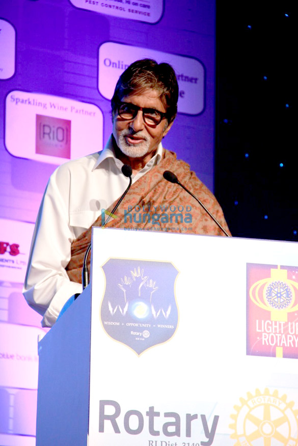 amitabh bachchan neha dhupia dia mirza at rotary club of bombays wow district conference 2015 12