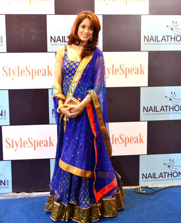 vidya malvade at the finale of style speak nailathon 2015 2