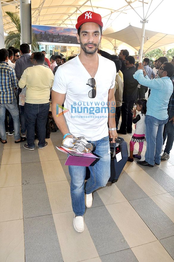 celebs snapped leaving for goa for the launch of planet hollywood 18